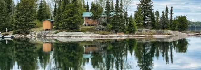 Treelined Lake Outpost
